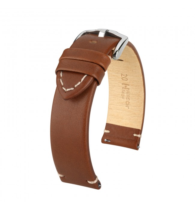 Hirsch Ranger genuine Calf leather watch strap 20 mm 05402070-2-20