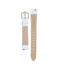 Hirsch Toronto M white calf leather watch strap 14 mm 03702100-1-14
