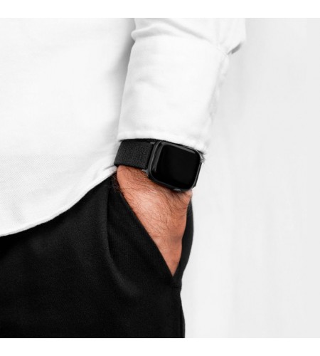 Hirsch Velcro Black Watch Strap Sof ...
