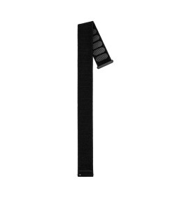 Hirsch Velcro Black Watch Strap Soft, Elastic & Versatile, 22 mm