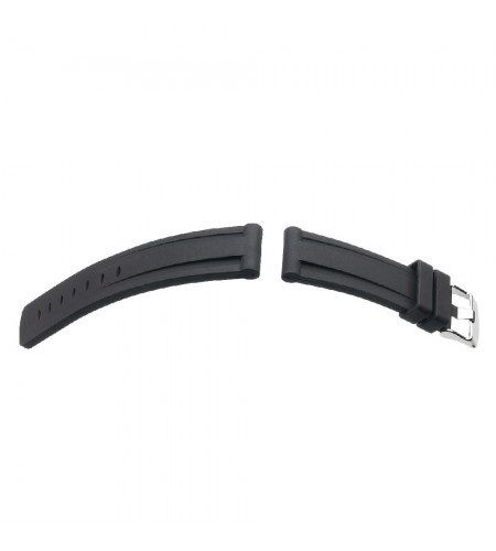 Hirsch Viper black rubber strap for ...