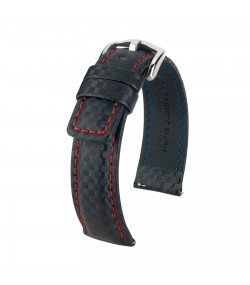 Hirsch watch Carbon strap L 18mm 02592052-2-18