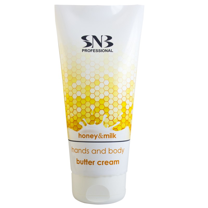 SNB Professional HONEY&MILK Hands and Body Butter cream 200 ml SNB Professional HONEY&MILK Hands and Body Butter cream 200 ml
