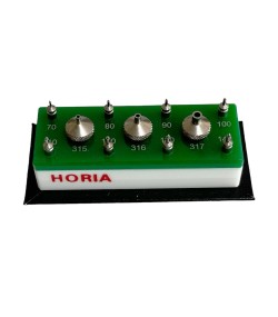 Horia Jewelling Ref-1 set of 11pcs with 8 pump pushers and 3 anvils