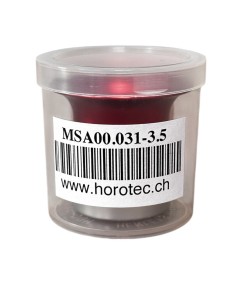 Horotec MSA 00.031-3.5 Eyeglass Loupe in Aluminium Anodised Red with Screwed Ring x2.8