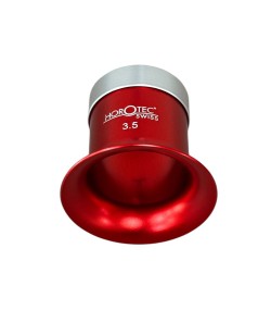 Horotec MSA 00.031-3.5 Eyeglass Loupe in Aluminium Anodised Red with Screwed Ring x2.8