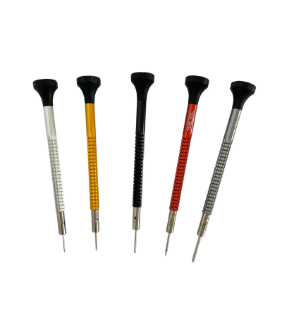 Horotec MSA01.020-A set of 5 screwdrivers with ball bearings 0.60 to 1.40 mm