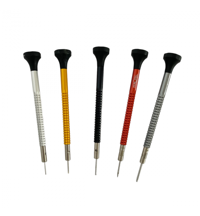 Horotec MSA01.020-A set of 5 screwdrivers with ball bearings 0.60 to 1.40 mm