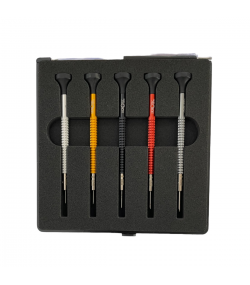 Horotec MSA01.020-A set of 5 screwdrivers with ball bearings 0.60 to 1.40 mm