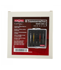 Horotec MSA01.020-A set of 5 screwdrivers with ball bearings 0.60 to 1.40 mm