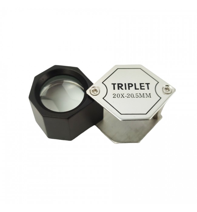 Horotec MSA00.304 diamond triplet loupe jewelers and goldsmiths stones 20x