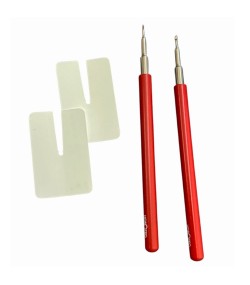 Horotec MSA05.009 pocket watch hand lifting levers tools, 1.00mm, delivered with 2x MSA70.004, lever length 105 mm