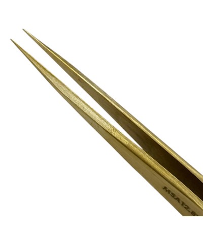 Horotec MSA12.813-AA strong and elegant tweezer for ordinary use brass, 125mm