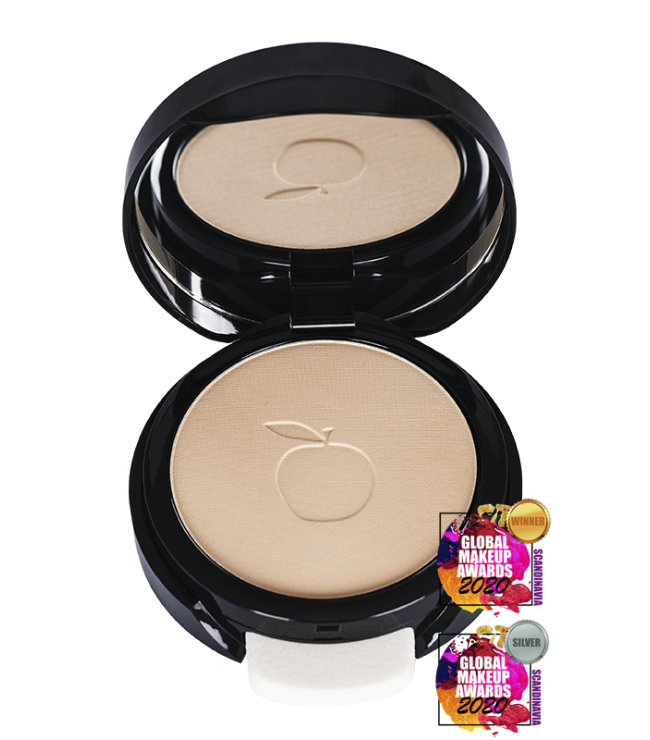IDUN Minerals 2-IN-1 Pressed Powder & Foundation Skargard - Light Medium