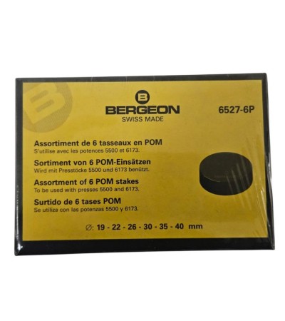 Bergeon 6527-6P for Fitting Mineral Glasses and Closing Cases, for Press 5500/6173