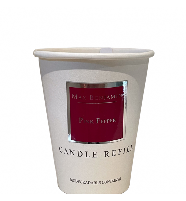 Pink Pepper Luxury Natural Candle Refill – Max Benjamin