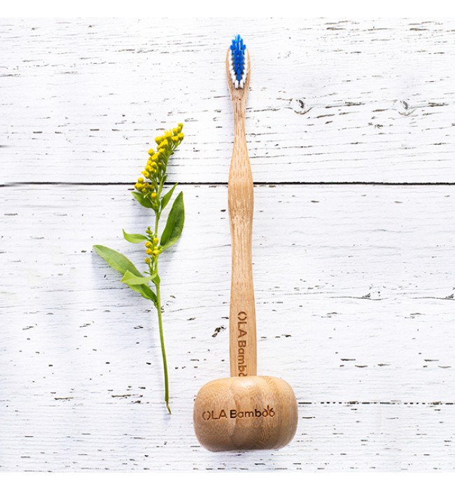 Individual Toothbrush Holder OLA Bamboo