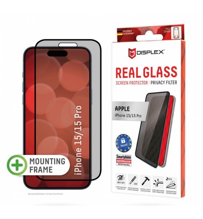 IPHONE 15, IPHONE 15 PRO PRIVACY SCREEN PROTECTOR