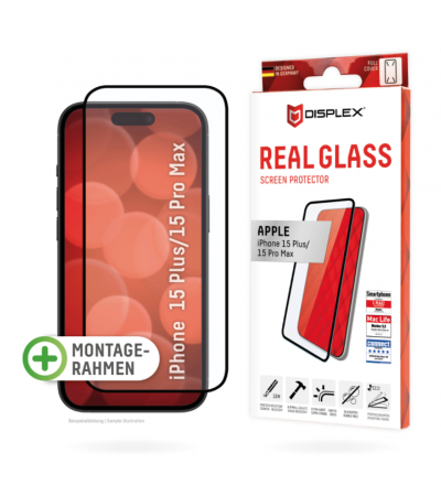 IPHONE 15 PRO MAX, IPHONE 15 PLUS FULL COVER SCHUTZGLAS
