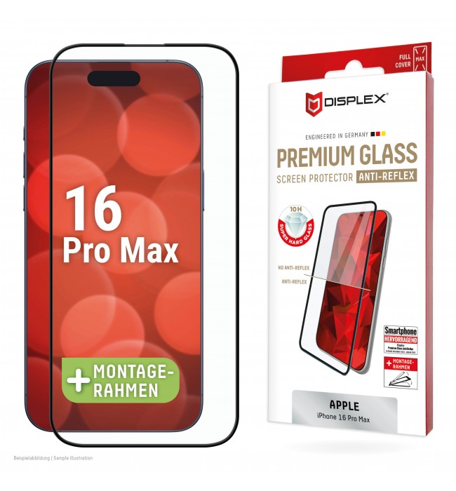 iPhone 16 Pro Max Premium Anti-Reflective Protective Glass (FC) 01998