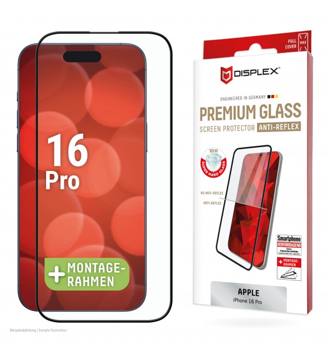 iPhone 16 Pro Premium Anti-Reflective Protective Glass (FC) 01997