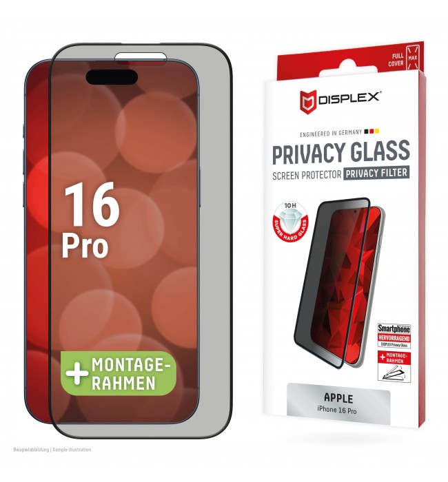 iPhone 16 Pro Privacy Tempered Glass 01999