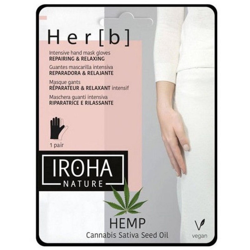 IROHA Repairing & Relaxing Gloves Mask - Hemp IROHA Repairing & Relaxing Gloves Mask - Hemp