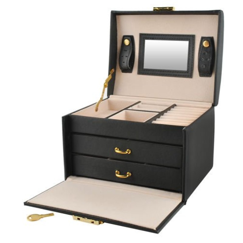 Beautylushh Black Jewelry Box Beautylushh Black Jewelry Box