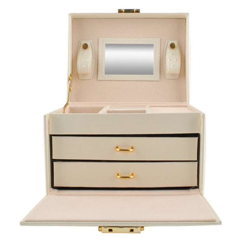 Beautylushh Beige Jewelry Box Beautylushh Beige Jewelry Box
