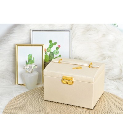 Beautylushh Beige Jewelry Box