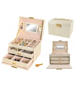 Beautylushh Beige Jewelry Box