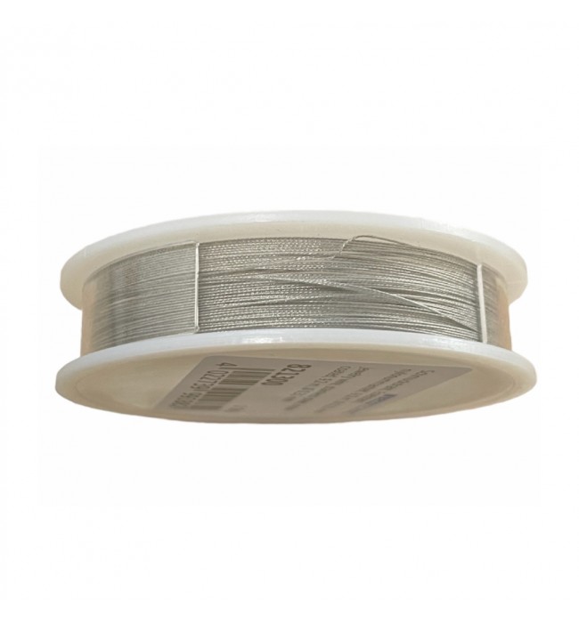 Jewelry wire, stainless steel, nylon coated, 9,2 m, Ø 0,31 mm