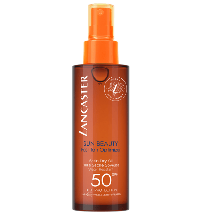 LANCASTER Sun Beauty Fast Tan Optimizer Satin Dry Oil SPF50 150 ml