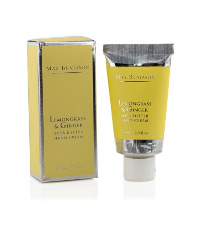 Max Benjamin Lemongrass & Ginger Shea Butter Hand Cream, 75ml