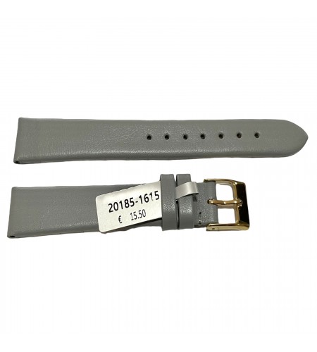 Light grey leather strap for watche ...