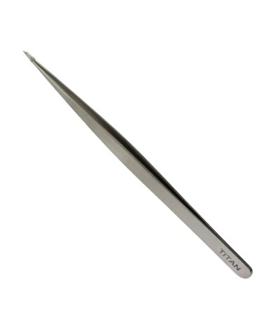 Long titanium soldering tweezer, acid-resistant, 160mm