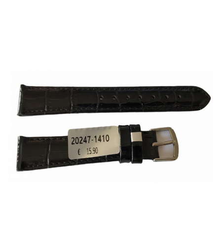 Louisiana Croco Black Leather Strap ...