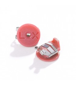LOX classic locking earring backs pink colour