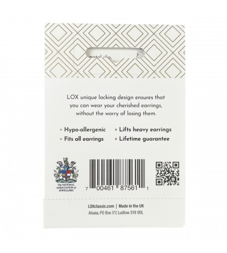 LOX classic locking earring backs g ...