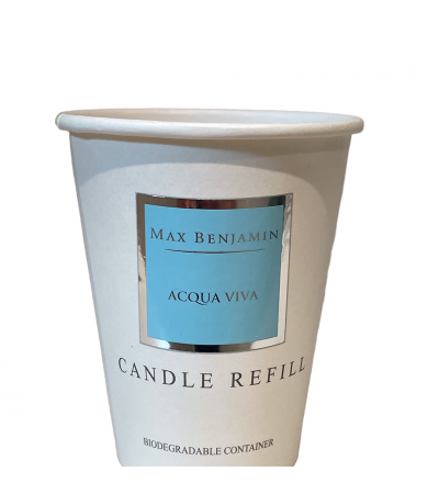 Acqua Viva Luxury Natural Candle Refill – Max Benjamin