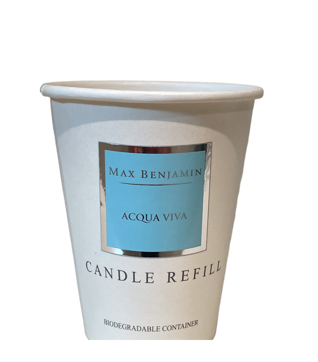 Acqua Viva Luxury Natural Candle Refill – Max Benjamin