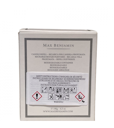 Bergamot and Ylang Ylang Luxury Natural Candle Refill – Max Benjamin