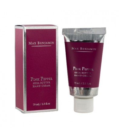 Max Benjamin Pink Pepper Shea Butter Hand Cream 75ml