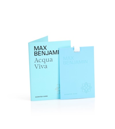 Max Benjamin Acqua Viva scented card