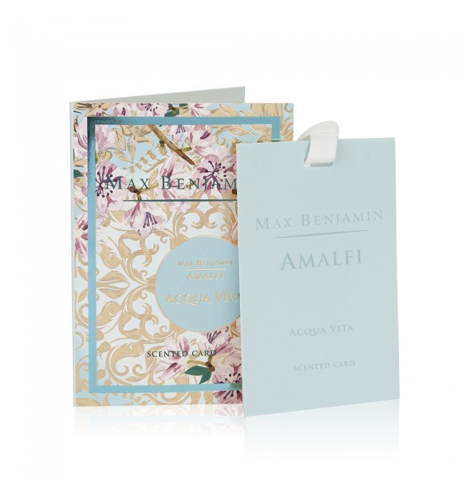 Luxury Scented Card - Amalfi Acqua Vita Max Benjamin