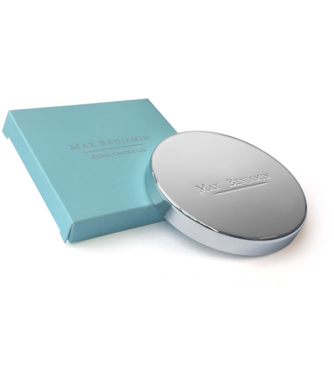 Silver Candle Lid in Gift Box