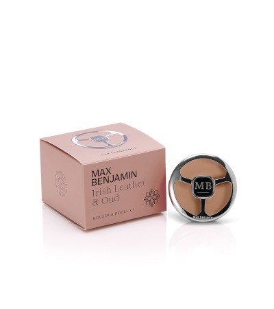 Luxury Car Fragrance Irish Leather and Oud Max Benjamin