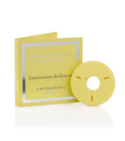 Lemongrass & Ginger Luxury Car Fragrance Refill – Max Benjamin