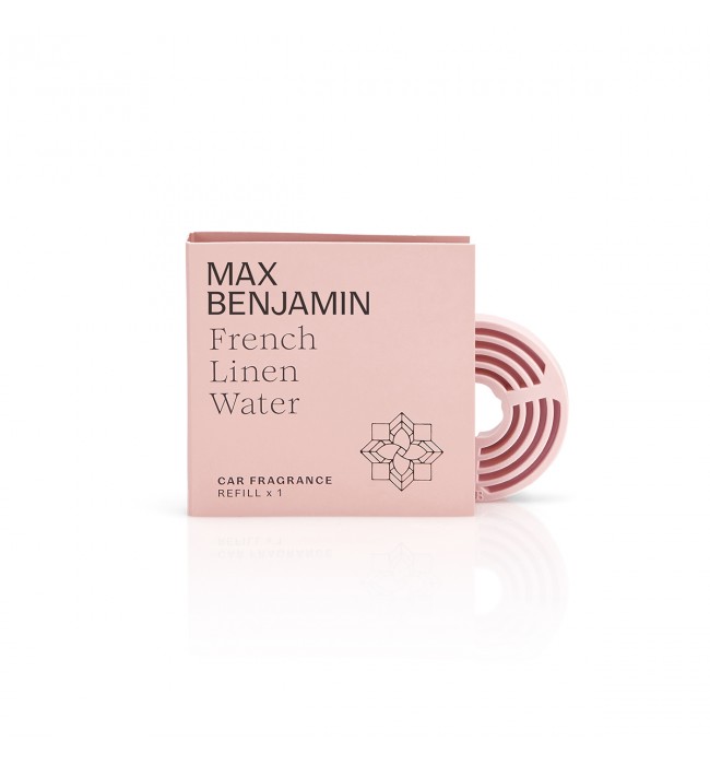 French Linen Water Luxury Car Fragrance Refill Max Benjamin