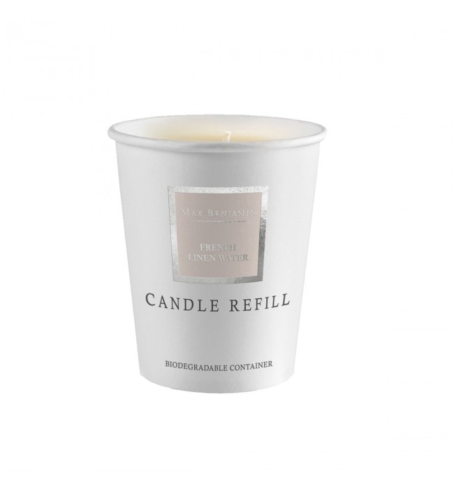 Max Benjamin French Linen Water Candle Refill